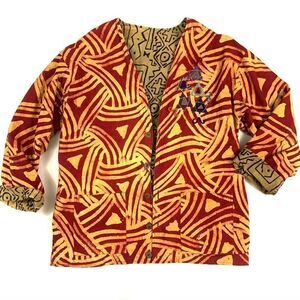 ARTISAN Cotton Reversible Block Print Jacket